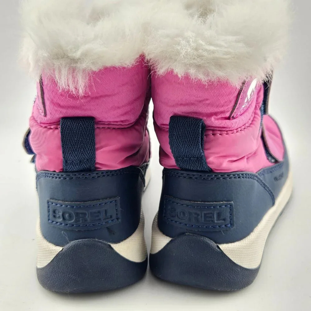 Sorel Whitney II Strap WP Pink Snow Boots Toddler Girls Size 11